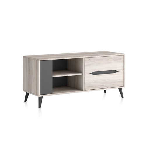Mueble TV 100 con revistero para comedor o salon, 2 cajones, Lizz - Imagen 3 de 8