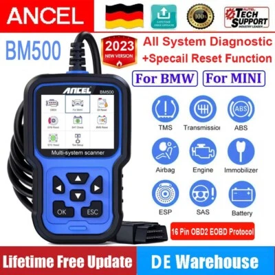 Ancel BM500 auto OBD2 dispositivo diagnostico auto scanner lettore errori adatto per BMW