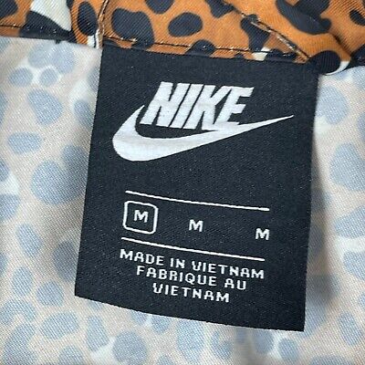 Nike Sportswear NSW Women's Full Zip Woven Jacket Leopard Nike Sportswear NSW Women's Full Zip Woven Jacket Leopard
