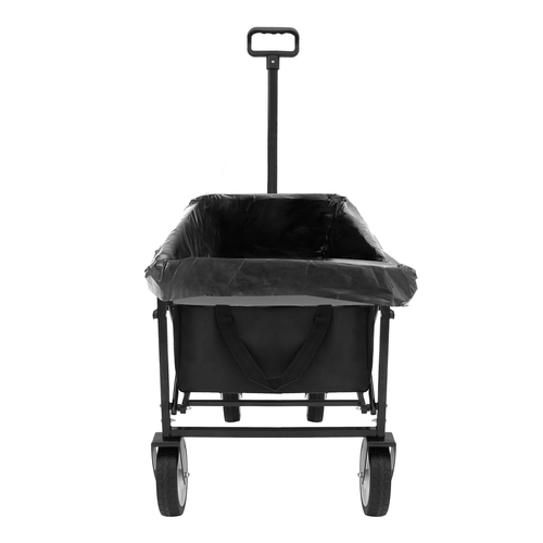 Heavy Duty Wagon Cart Swivel Collapsible Outdoor Garden Beach Cart W/ 3x Cover - Picture 10 of 15