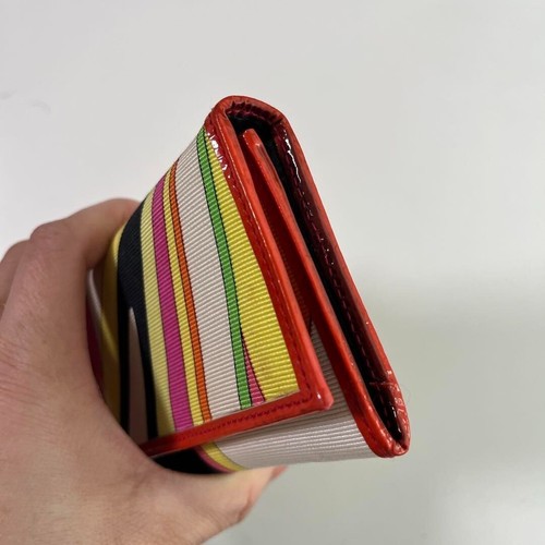 EMILIO PUCCI Folded wallet Snap button closure Multicolor With box - Picture 6 of 9