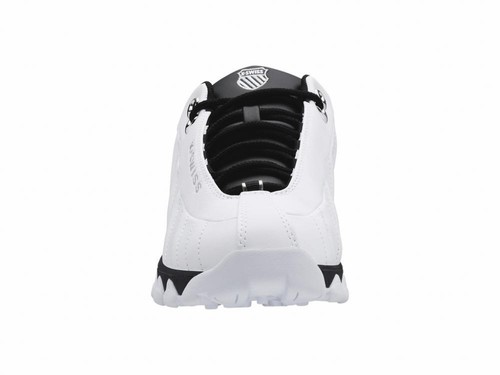 Zapatos de cuero para hombre K-Swiss ST329 CMF 03426-102 blancos negros 100% originales nuevos - Imagen 4 de 7