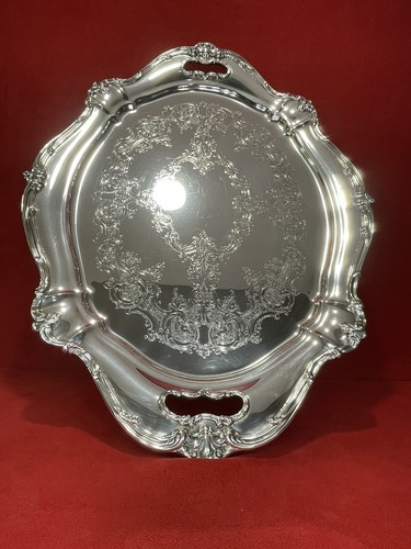 Chantilly Gorham Silver Plated Serving Platter Grand YC1397/1 - 27 inch - Picture 2 of 13