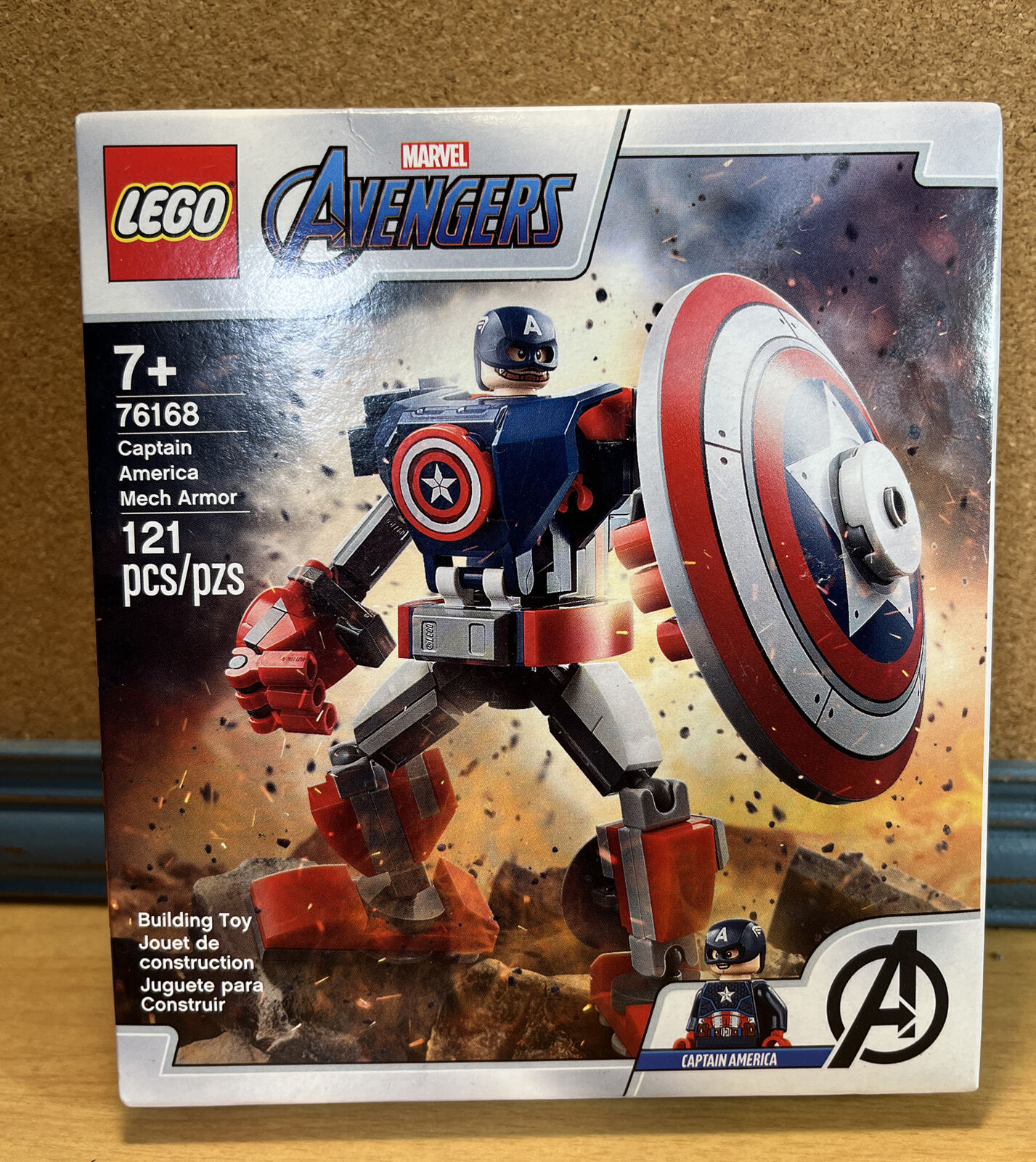 LEGO Marvel Avengers Classic Captain America Mech Armor 76168