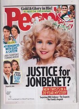 People August 22, 2016 JonBenet Ramsey, Elvis Presley, Rio Olympics, Johnny Depp