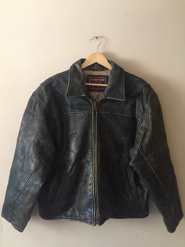 vintage andrew marc leather jacket