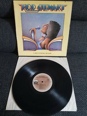 Rod Stewart A Shot of Rhythm and blues LP PROMO PS 2021 US Press 1976 Ex