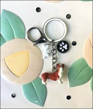 Corgi Painted Alloy Keychain - NEW - FREE SHIPPING