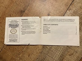 Nintendo NES Iron Tank game/ The Invasion of Normany / instruction manual