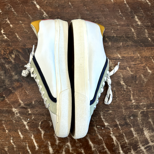 Sneakers basse Madewell Sidewalk in pelle colorblock - Foto 7 di 9