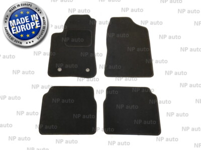 NEW LHD CAR FLOOR MATS TOYOTA AVENSIS T250 03-09 VELOUR CARPET AUTO LINERS RUGS