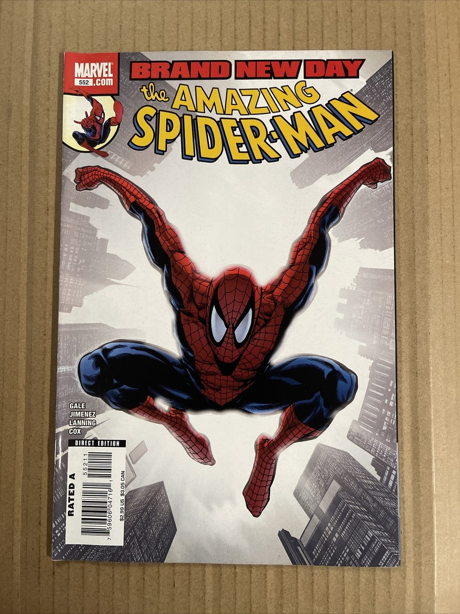 AMAZING SPIDER-MAN #552 FIRST PRINT MARVEL COMICS (2008) BRAND NEW