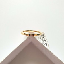 900 Gelbgold Ring mit Diamant 0,04ct. IF/TW Lupenrein, Größe 58