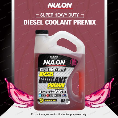 Nulon Super Heavy Duty Diesel Coolant Premix Top-Up 5L for BMW X5 4WD ...