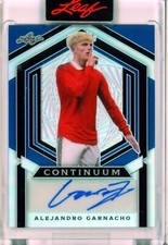 2022-23 Leaf Metal Continuum ALEJANDRO GARNACHO AUTO Autograph RC Rookie 19/80