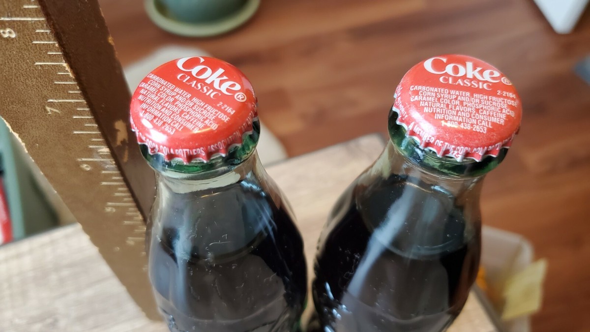 2X COCA-COLA 8 oz glass bottle Atlanta Ga, World of Coca-Cola 7-20