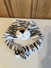 FAUX FUR Tiger ANIMAL HAT Fleece Lined Girl / Boy PLUSH
