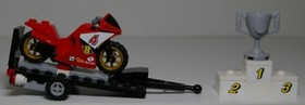 LEGO CITY 60084 RACING BIKE TRANSPORTER 2015  USED COMPLETE INSTRUCTIONS