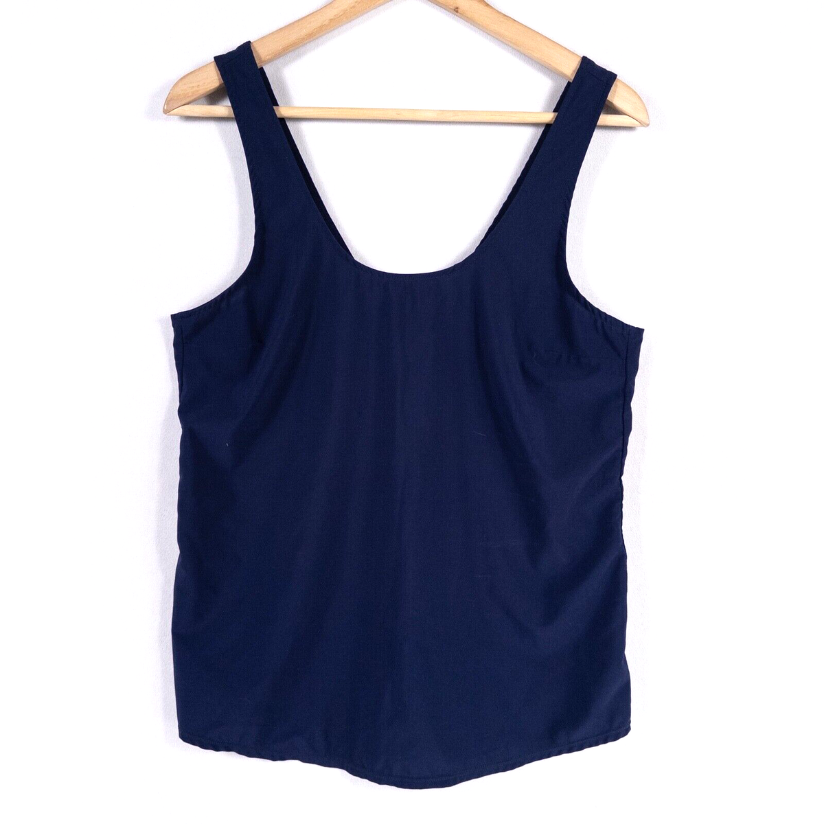 Zella Active Tank Top Womens Small Navy Blue Lightweight Woven