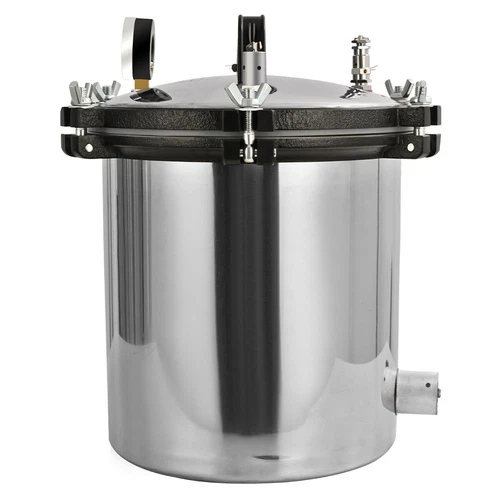 18L Sterilisatoren Autoklav Portable Pressure Steam Sterilizer Autoclave DE - Bild 11 von 18