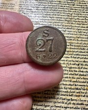 Georgian England Gold Portuguese 4000 reis Coin Weight, Dates 18th Century