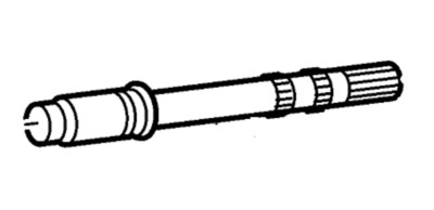Ford Shaft - Oil Pump Drive - E6DZ-7B328-AB - For Ford Taurus & Mercury Sable