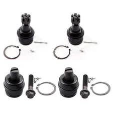 4pcs For 92-13 Ford E-250 350 450 Super Duty Upper and Lower Ball Joint Set Kit