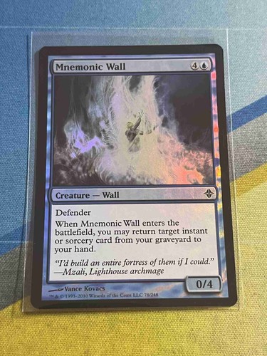 Magic the Gathering MTG Rise of the Eldrazi MNEMONIC WALL Foil
