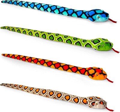 Schlange Plüschtiere 100 cm Kielspielzeug Keeleco 1 zufällige Farbe verschickt