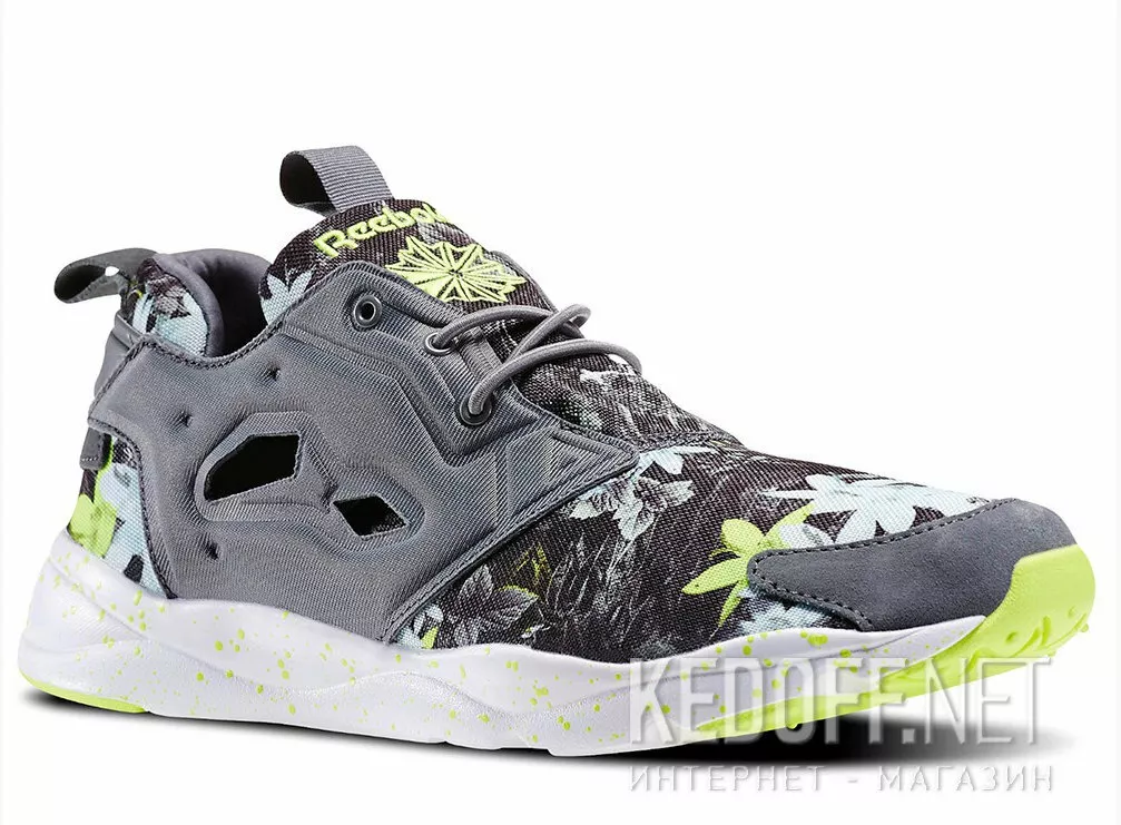 brazo chisme materno NEW Reebok FuryLite NP Ortholite Sneakers V69506 Men&#039;s Size 11.5  Green/Floral | eBay