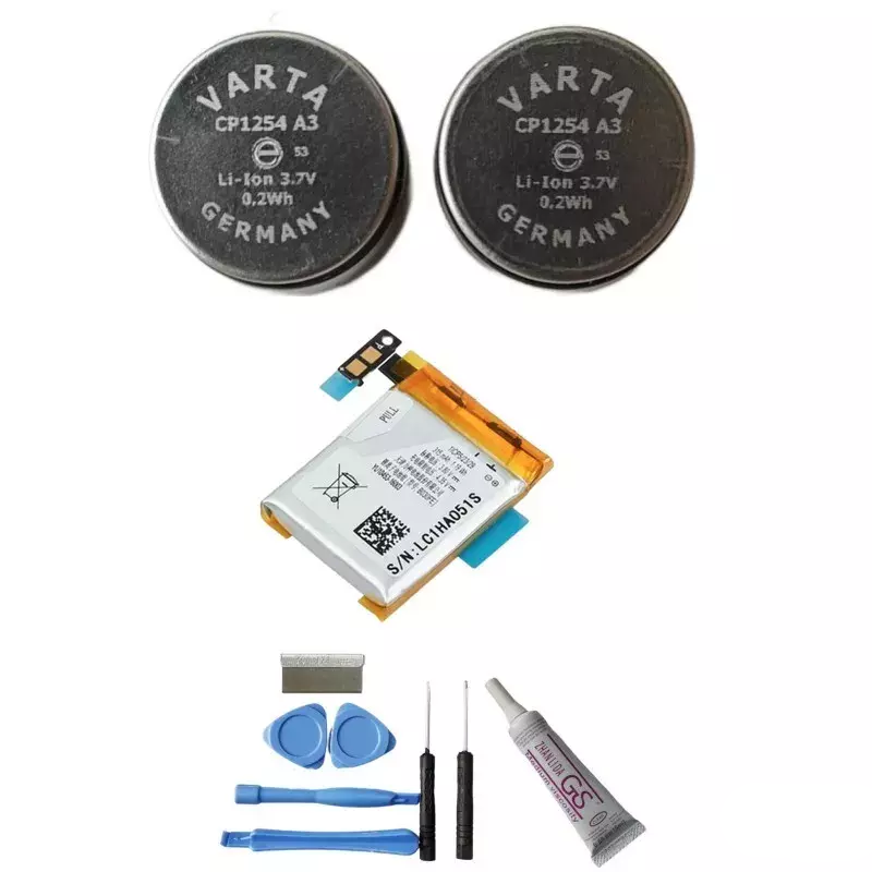 2pcs CP1254 A3 Case BOX B030FE Battery For Samsung Gear IconX SM