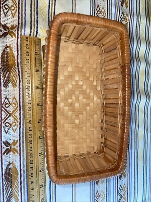 Rattan Basket Planter Organizer