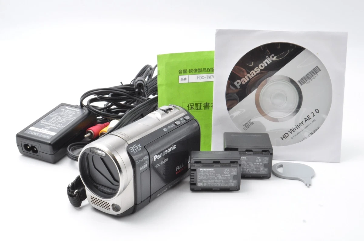 Panasonic HDC-TM70 Digital HD Vision Video Camera From Japan