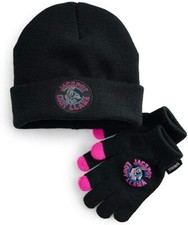 Video Game FORTNITE Boys Beanie Hat  Gloves Set Loot Llama , Black, One Size