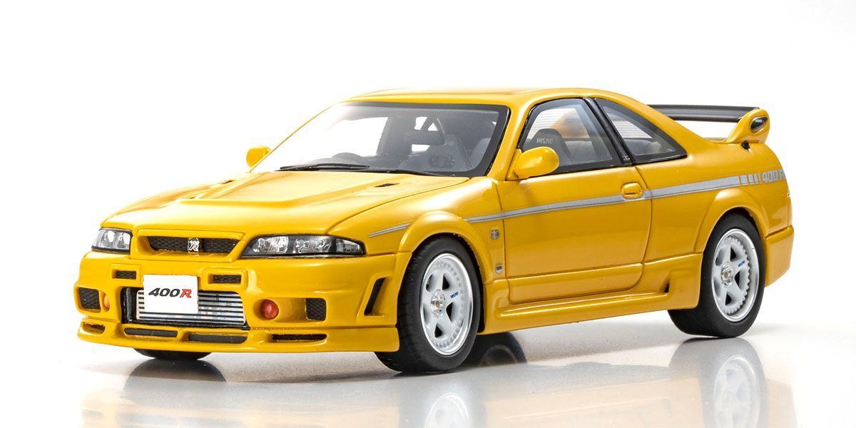 1:43 Nissan Skyline Nismo R33 GT-R 400R -- Yellow -- Kyosho | eBay