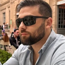 Men Insta Famous Sunglasses Slim Shape high quality polarized LENSES Motor LUIS