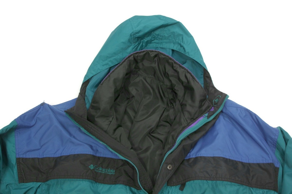 売れ筋・人気アイテム 商品 Vintage 90s Columbia Sportswear Men XL Jacket Patchwork Blue その他