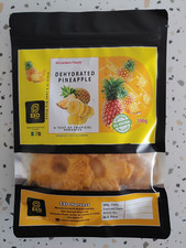 Organic Dried Pineapple Ring Slices No Added Sugar or Color by EXO Harvest-100g