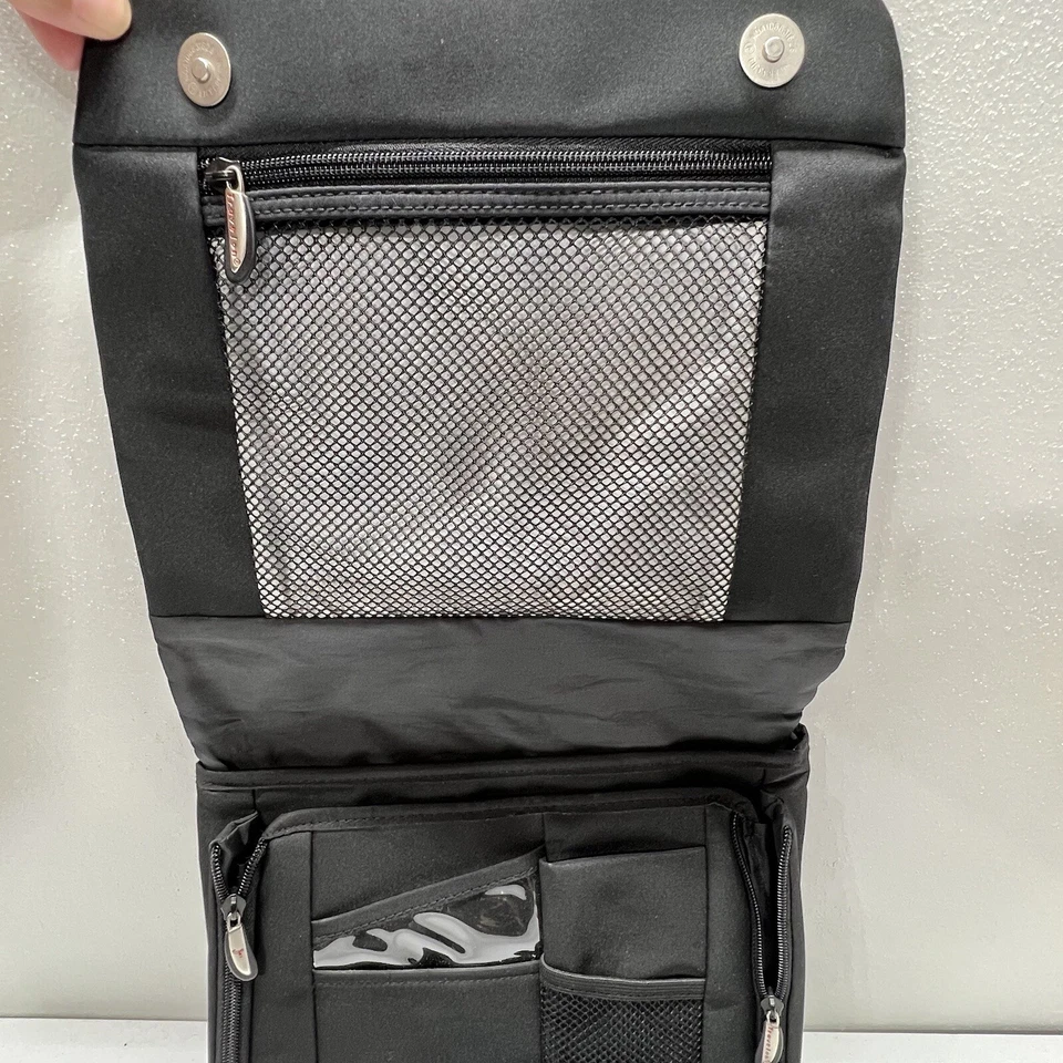 Travelon Bandolera Bandolera Mochila Mensajero Bolso de Viaje Negro Correa Ajustable Foto 3 de 4