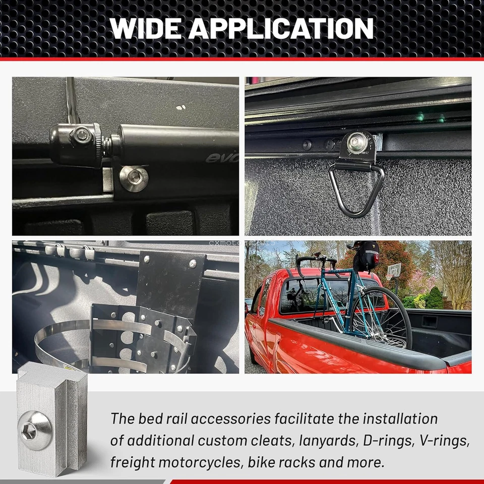 For 2011-2024 Ram 1500 Tie Down Rail Nut Utili-Track Slide Blocks Truck Bed Deck - Image 4 of 4