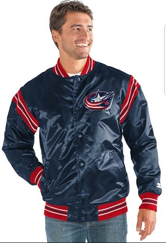 NWT STARTER Columbus Blue Jackets Size 