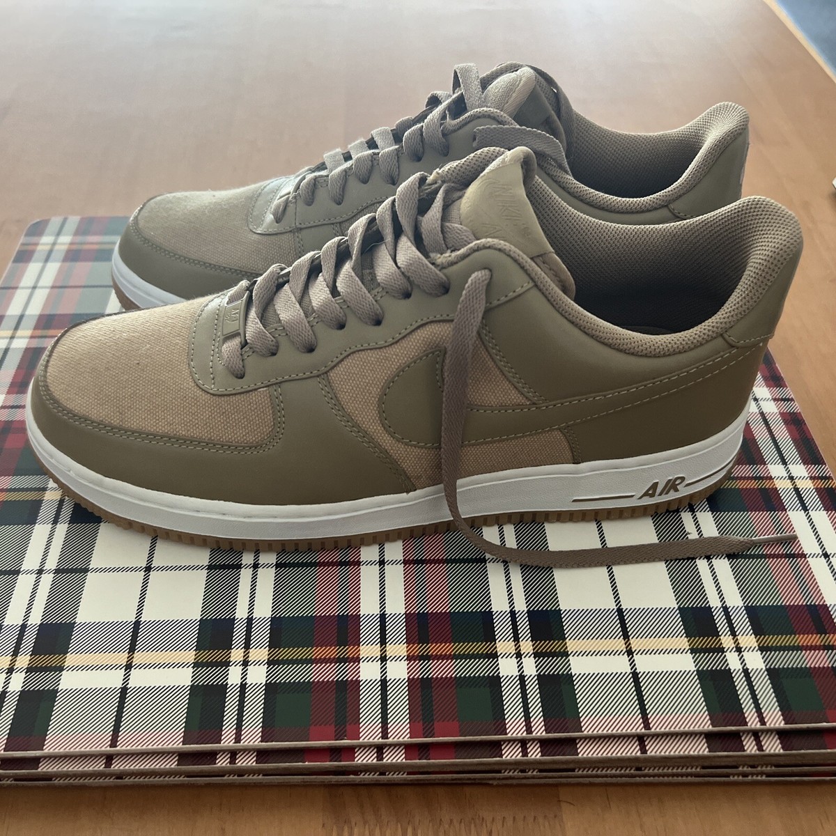 RARE Nike Air Force Beechtree White Gum Brown Size 10 315122-203 **