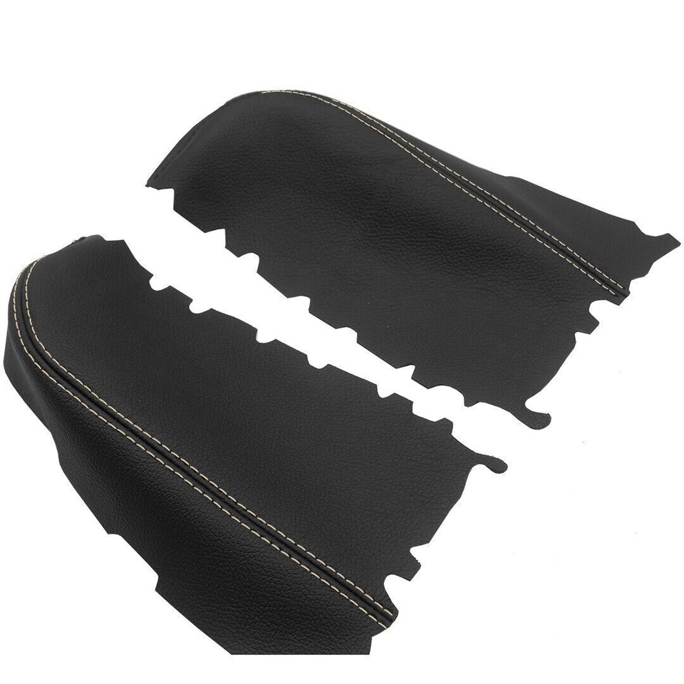 Door Panel Armrest Leather Synthetic Cover for Honda Pilot 0915 Beige