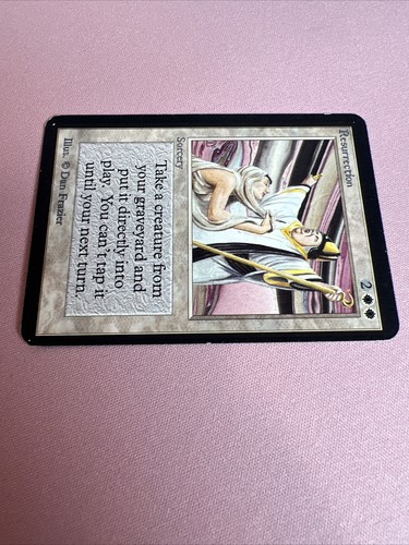 Resurrection Alpha weiß ungewöhnlich MTG Magic the Gathering Karte (ID# 358745) - Bild 8 von 8