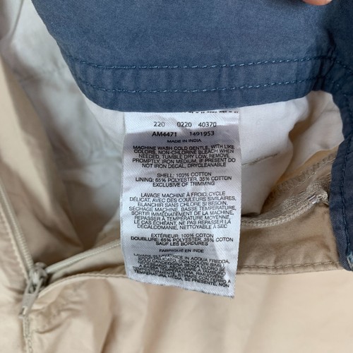 Pantaloncini da lavoro uomo Columbia beige chino tasca cotone taglia 32 - Foto 5 di 13
