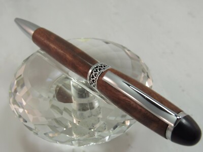GORGEOUS HIGH QUALITY HANDMADE APOLLO TIGER STRIPED NARRA TWIST BP PEN