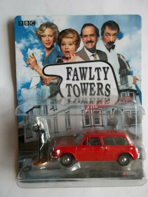 Corgi Fawlty Towers Austin 1300 + Basil Figur NEU im Karton BBC DVD Edition