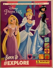 Disney Princess Born to Explore sticker album Panini 2018 year with 10 stickers