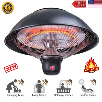 Electric Hanging Heater In Outdoor Ceiling Patio Heating Tool