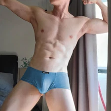 3 Pack Men's Modal Breathable Underwear Antibacterial Underpants Boxers Shorts